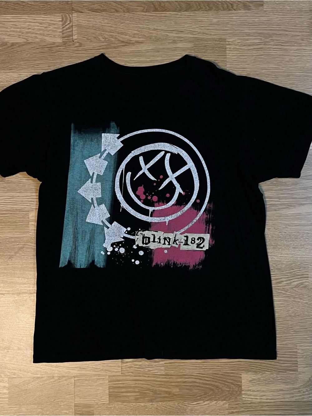 Vintage Blink 182 band T-shirt self titled pop punk double sided